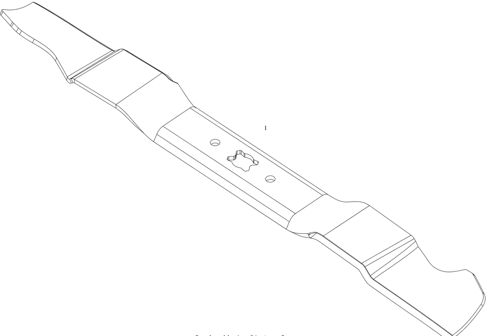 Blade Diagram and Parts List for SC100 (11AA92J710)(2016) Cub Cadet Lawn Mower